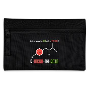 Chemielehrer Chemie Chemiker Acid - Federtasche - Schwarz - Vorne