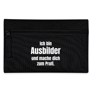Ausbilder macht dich zum Profi - Federtasche - Schwarz - Vorne