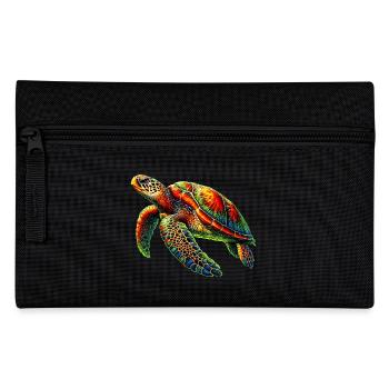 Sea turtle - Pencil Case - black - Front