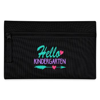Hello Kindergarten - Pencil Case - black - Front