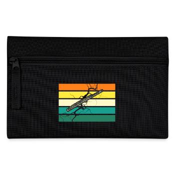 Flute player - Pencil Case - black - Front