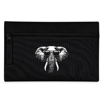Elephant Sunglasses Summer - Pencil Case - black - Front