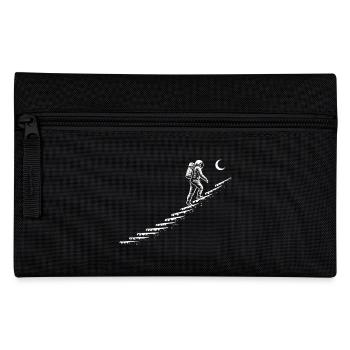 Astronaut auf der Treppe Weltraum-Style - Federtasche - Schwarz - Vorne