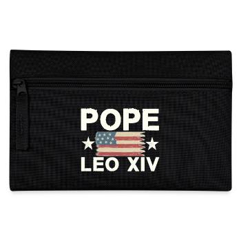Papst - Federtasche - Schwarz - Vorne