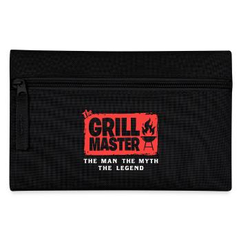 The Grillmaster BBQ Grilling Cult Saying - Pencil Case - black - Front