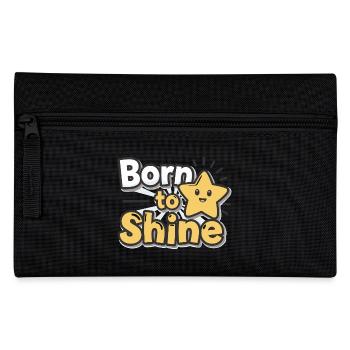 Born to Shine – Strahlender Stern - Pencil Case - black - Front