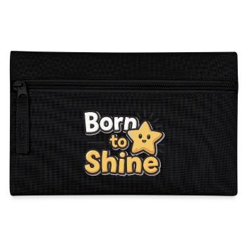 Born to Shine – Strahlender Stern - Pencil Case - black - Front