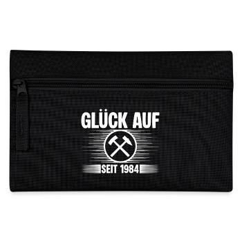 Glueck auf seit 1984 - Federtasche - Schwarz - Vorne