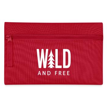 Nature Forêt Sauvage et Libre - Trousse - rouge - Devant