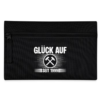 Glueck auf seit 1999 - Federtasche - Schwarz - Vorne