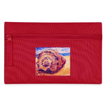 Muschel - Federtasche - Rot - Vorne