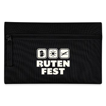 Rutenfest Ravensburg Wappen Symbole - Federtasche - Schwarz - Vorne