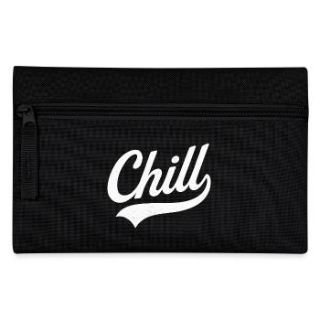 Chill in Quiet Retro Style - Pencil Case - black - Front