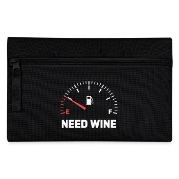 Réservoir vide – besoin de vin maintenant ! - Trousse - noir - Devant