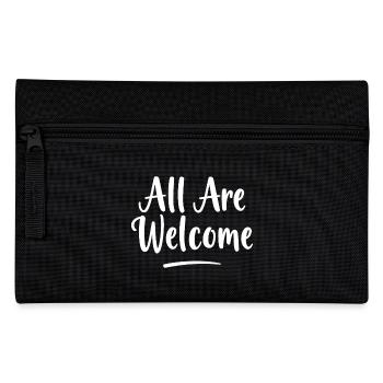 All Are Welcome - Federtasche - Schwarz - Vorne