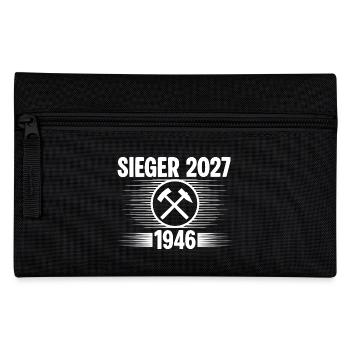 Erzgebirge Sieger 2027 - Federtasche - Schwarz - Vorne