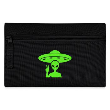 Paix OVNI extraterrestre - Trousse - noir - Devant
