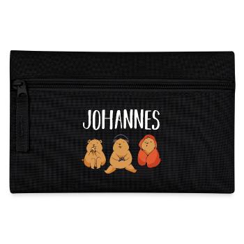 Gamer Zocker Zocken Gaming Johannes - Trousse - noir - Devant