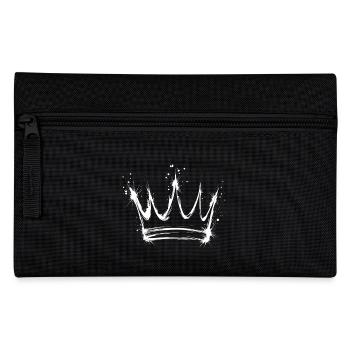 Crown Splash Art - Pencil Case - black - Front