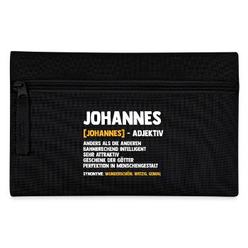 Johannes - Pencil Case - black - Front