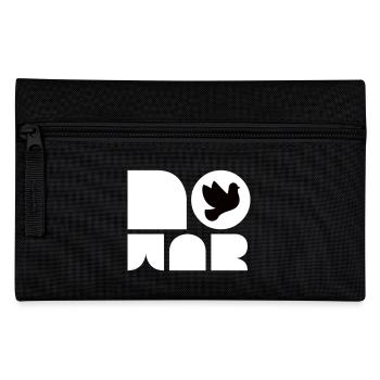 Chemise personnalisable NO WAR avec colombe de la paix - Trousse - noir - Devant