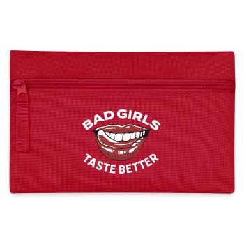 Bad Girls Taste Better Tattooed Girls B - Pencil Case - red - Front