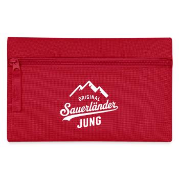 Sauerländer Jung Merch – Pride from the Sauerland - Pencil Case - red - Front