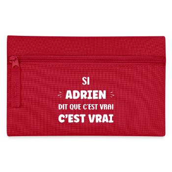Adrien sagt, es stimmt - Federtasche - Rot - Vorne