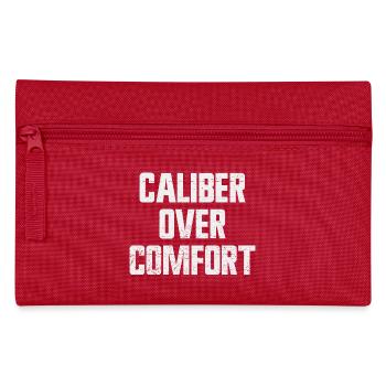 Caliber Ahead of Comfort – Concealed Carry in Accordance with 2nd V - Pencil Case - red - Front