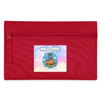 Wild Ride Hippo Burger Patch - Federtasche - Rot - Vorne