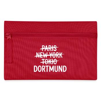 Dortmund, T-shirt de la ville Ruhrpott, Sweat à capuche, sac - Trousse - rouge - Devant