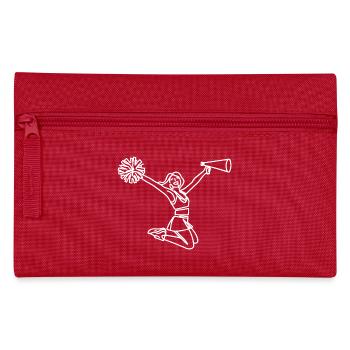 Sketch de pom-pom girl - Trousse - rouge - Devant