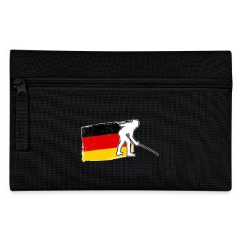 Fencing Germany Flag Fencing - Pencil Case - black - Front