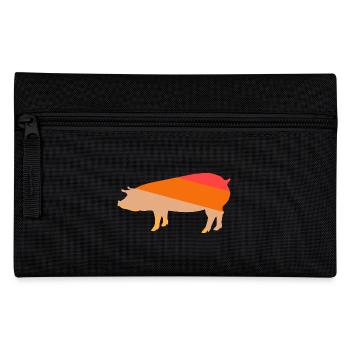 Pig - Pencil Case - black - Front