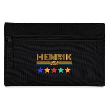 Henrik - Federtasche - Schwarz - Vorne