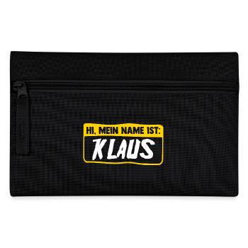 Klaus - Federtasche - Schwarz - Vorne