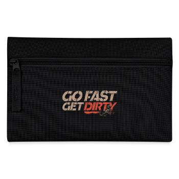Ride Fast, Get Dirty - Motocross Saying - Pencil Case - black - Front