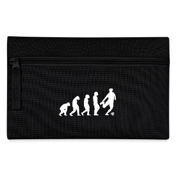 Fußballspieler Evolution Fußball - Federtasche - Schwarz - Vorne