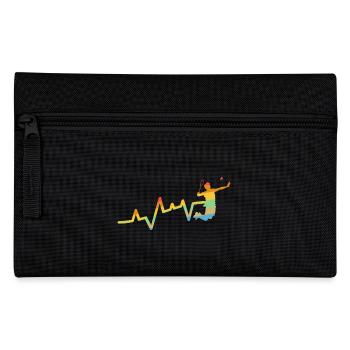 Federball Evolution Badminton - Federtasche - Schwarz - Vorne