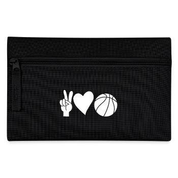 Basketballspieler Basketball - Federtasche - Schwarz - Vorne
