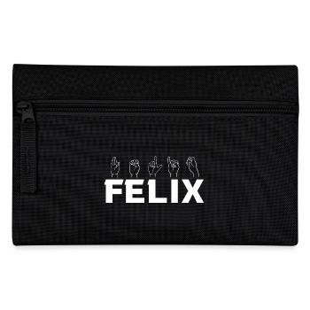 Sign language Felix - Pencil Case - black - Front