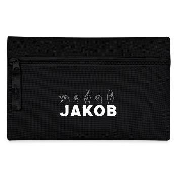 Langue des signes Jakob - Trousse - noir - Devant