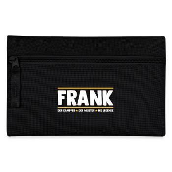 Frank - Federtasche - Schwarz - Vorne