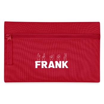 Sign language Frank - Pencil Case - red - Front