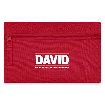 David - Federtasche - Rot - Vorne