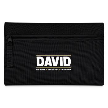 David - Federtasche - Schwarz - Vorne