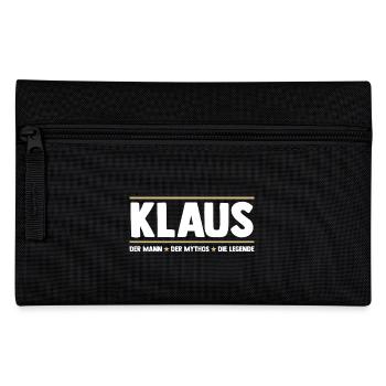 Klaus - Federtasche - Schwarz - Vorne