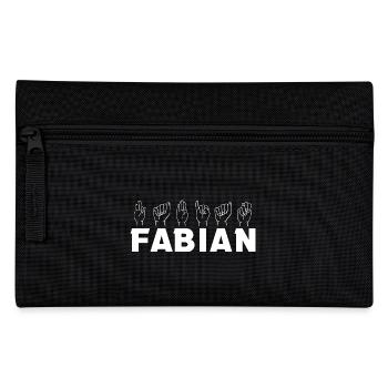 Langue des signes Fabian - Trousse - noir - Devant