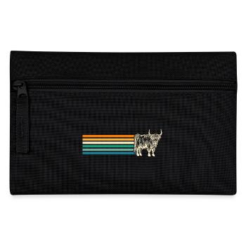 Cow Cattle Highland Cattle - Pencil Case - black - Front