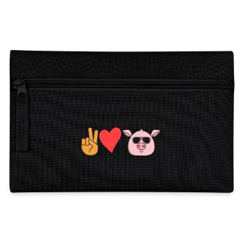 Pig - Pencil Case - black - Front